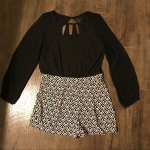 Long sleeve romper